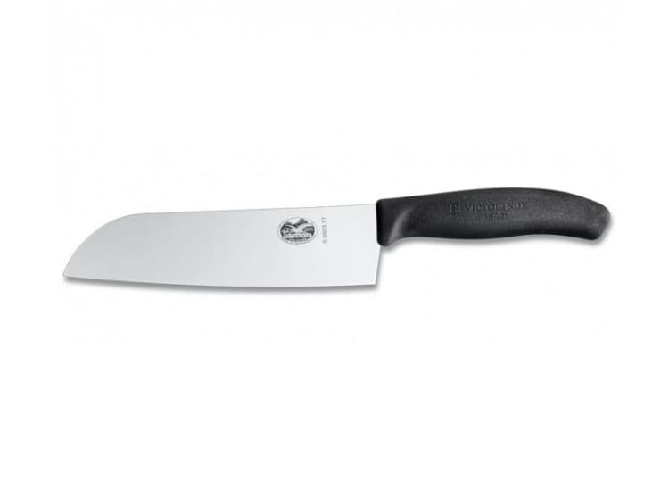 Couteau santoku victorinox manche noir lame inox 17 cm