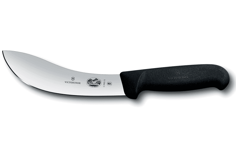 Couteau à dépouiller victorinox 5.7803.15 lame hambourg 15cm manche fibrox noir