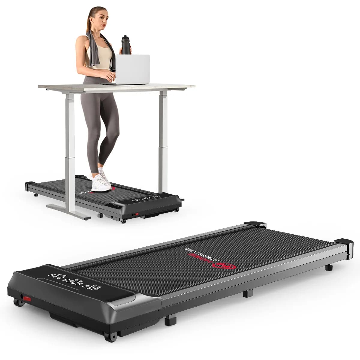 Tapis de course pliable Q2-1, vitesse 1-10 km/h